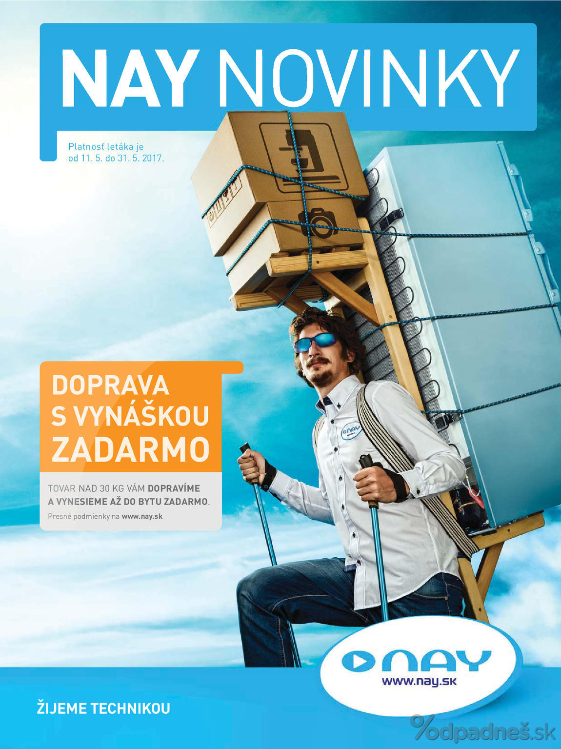 1. stránka NAY Elektrodom letáku