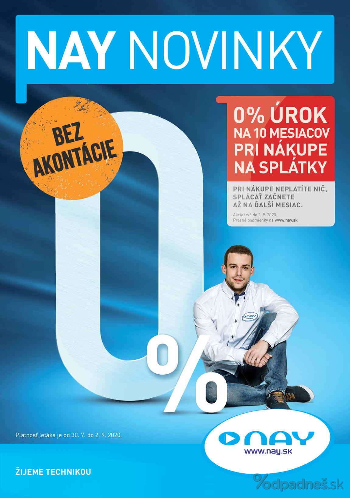 1. stránka NAY Elektrodom letáku