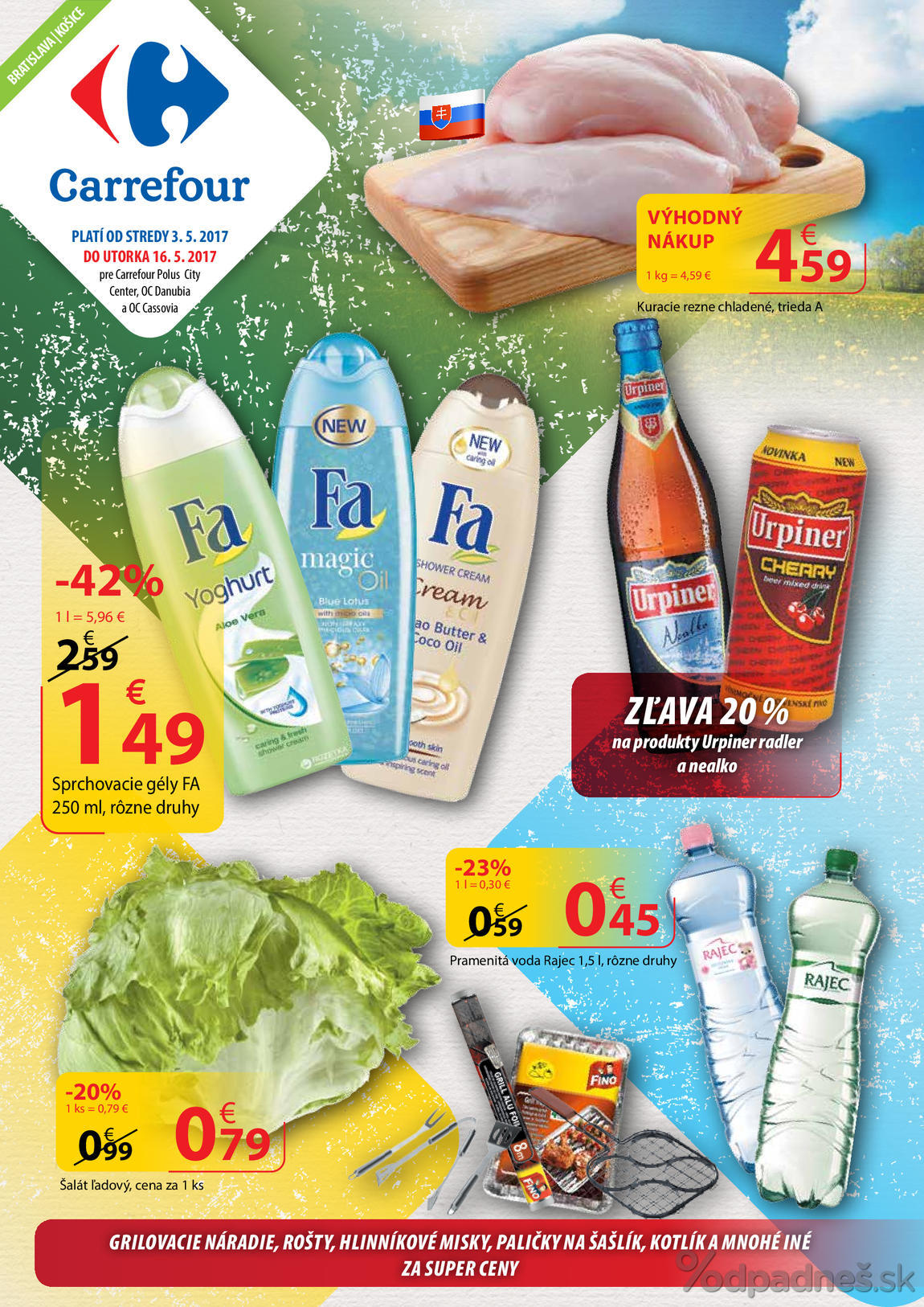 1. stránka Carrefour letáku