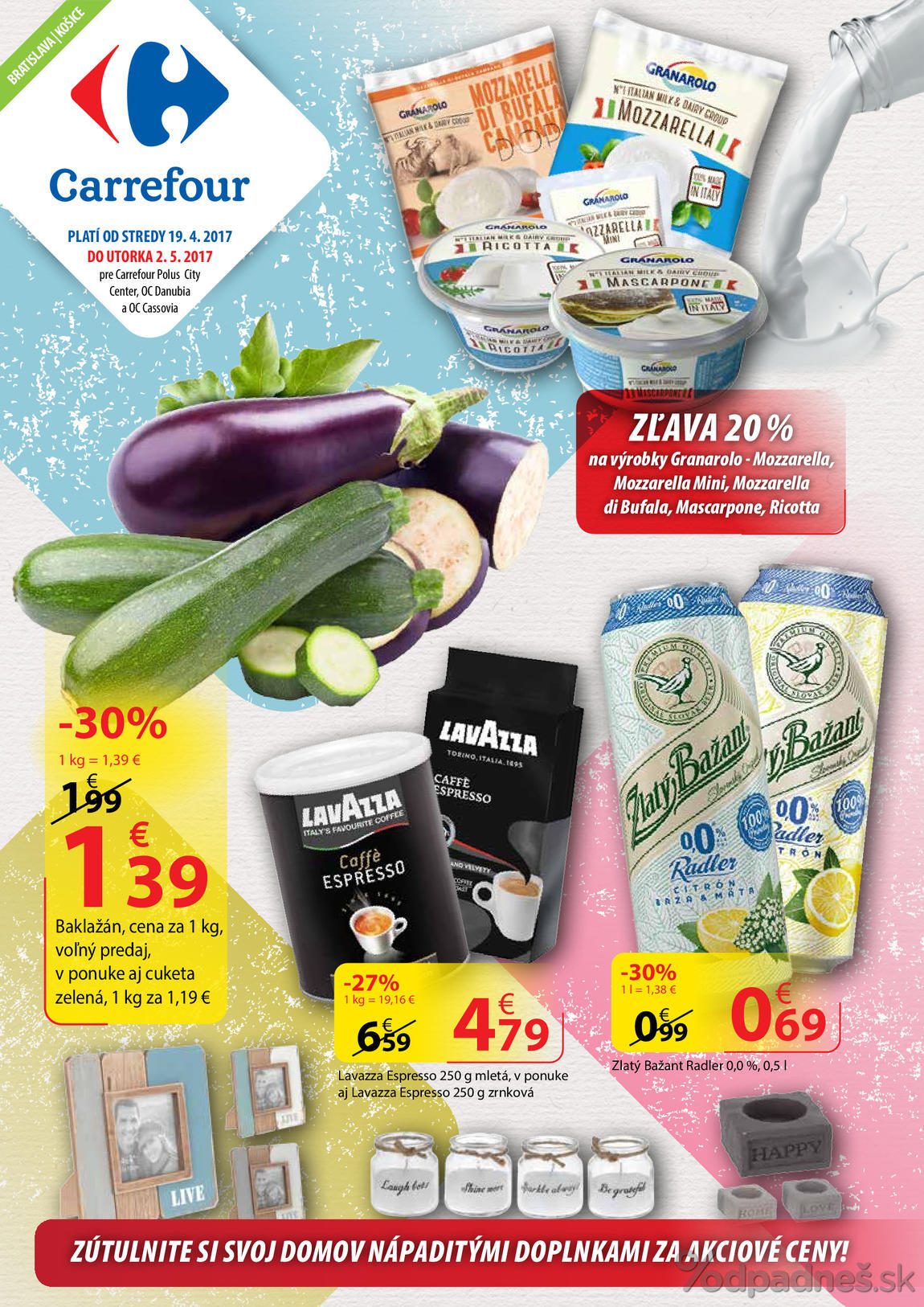 1. stránka Carrefour letáku