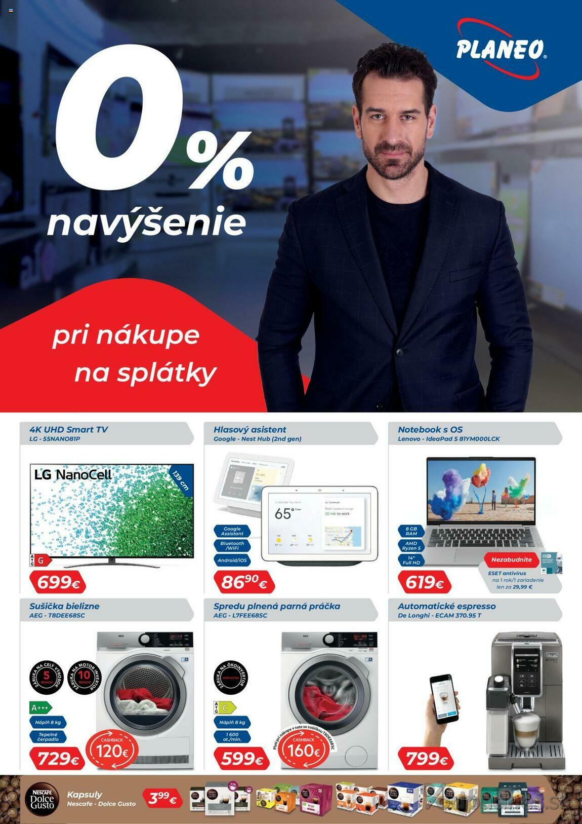 1. stránka Planeo Elektro letáku