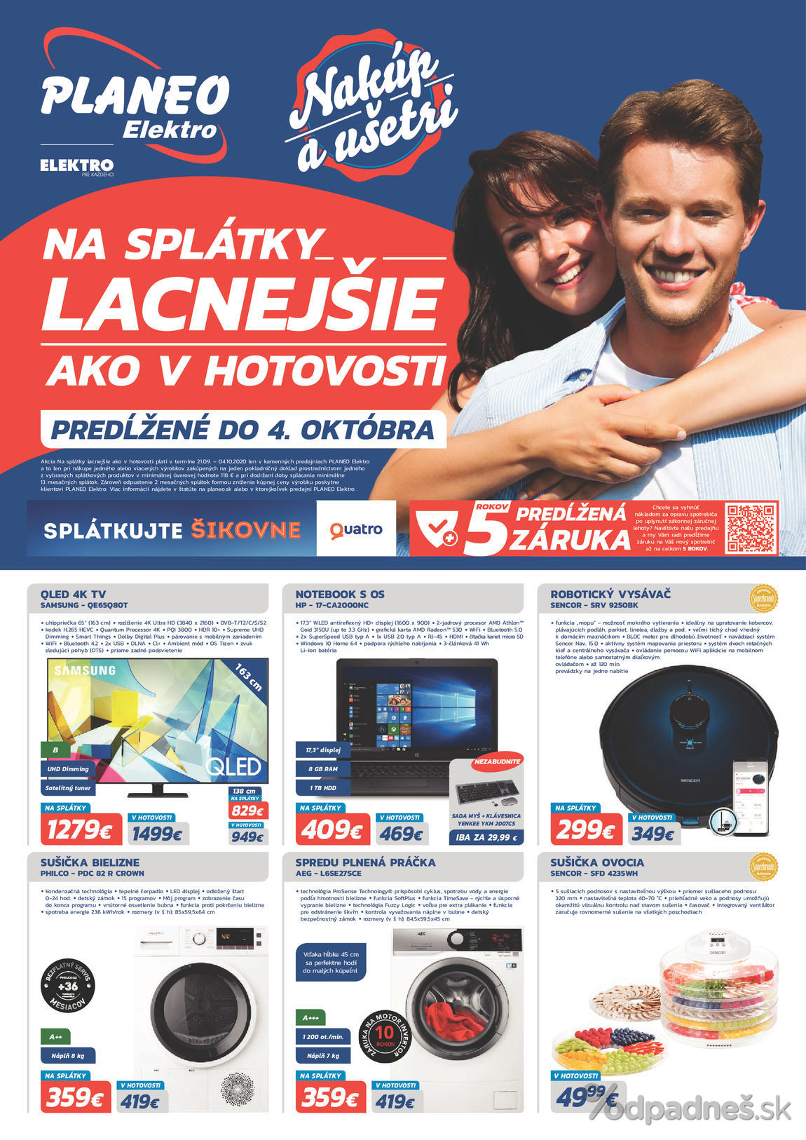 1. stránka Planeo Elektro letáku
