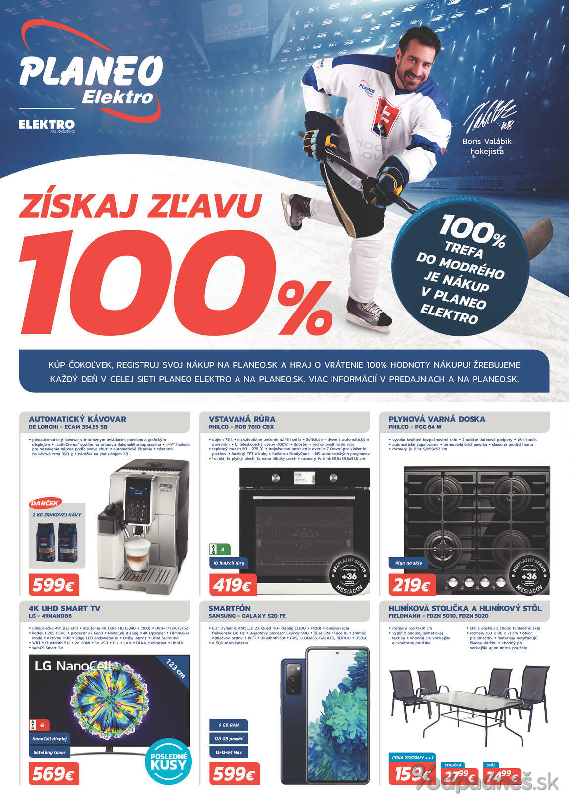 1. stránka Planeo Elektro letáku