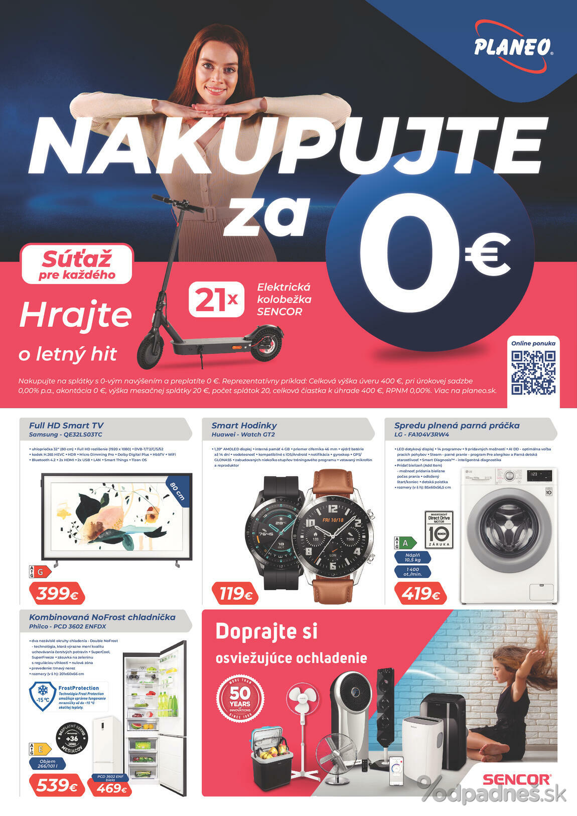 1. stránka Planeo Elektro letáku