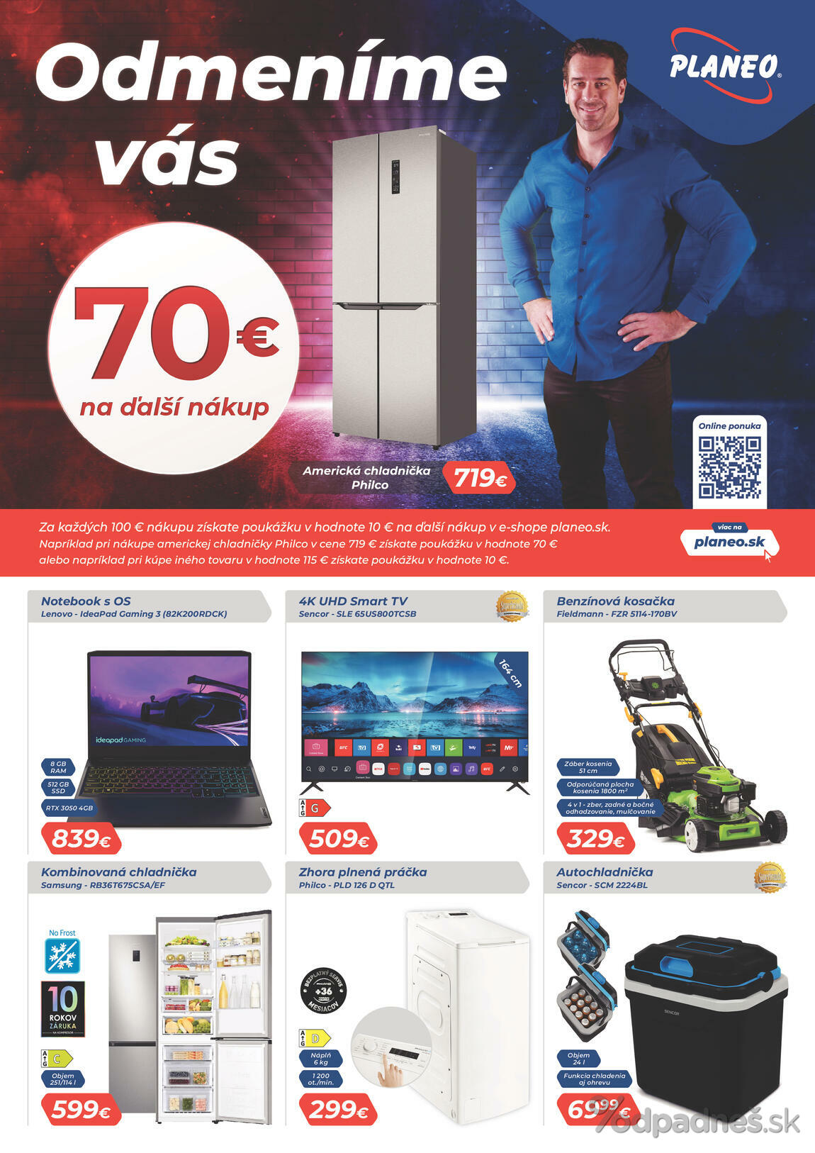 1. stránka Planeo Elektro letáku