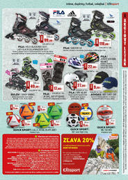 3. stránka Exisport letáku