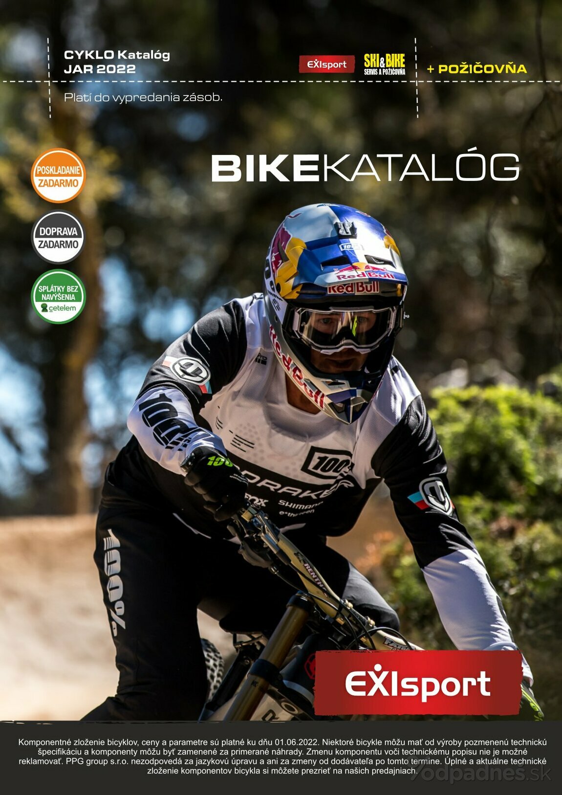 1. stránka Exisport letáku
