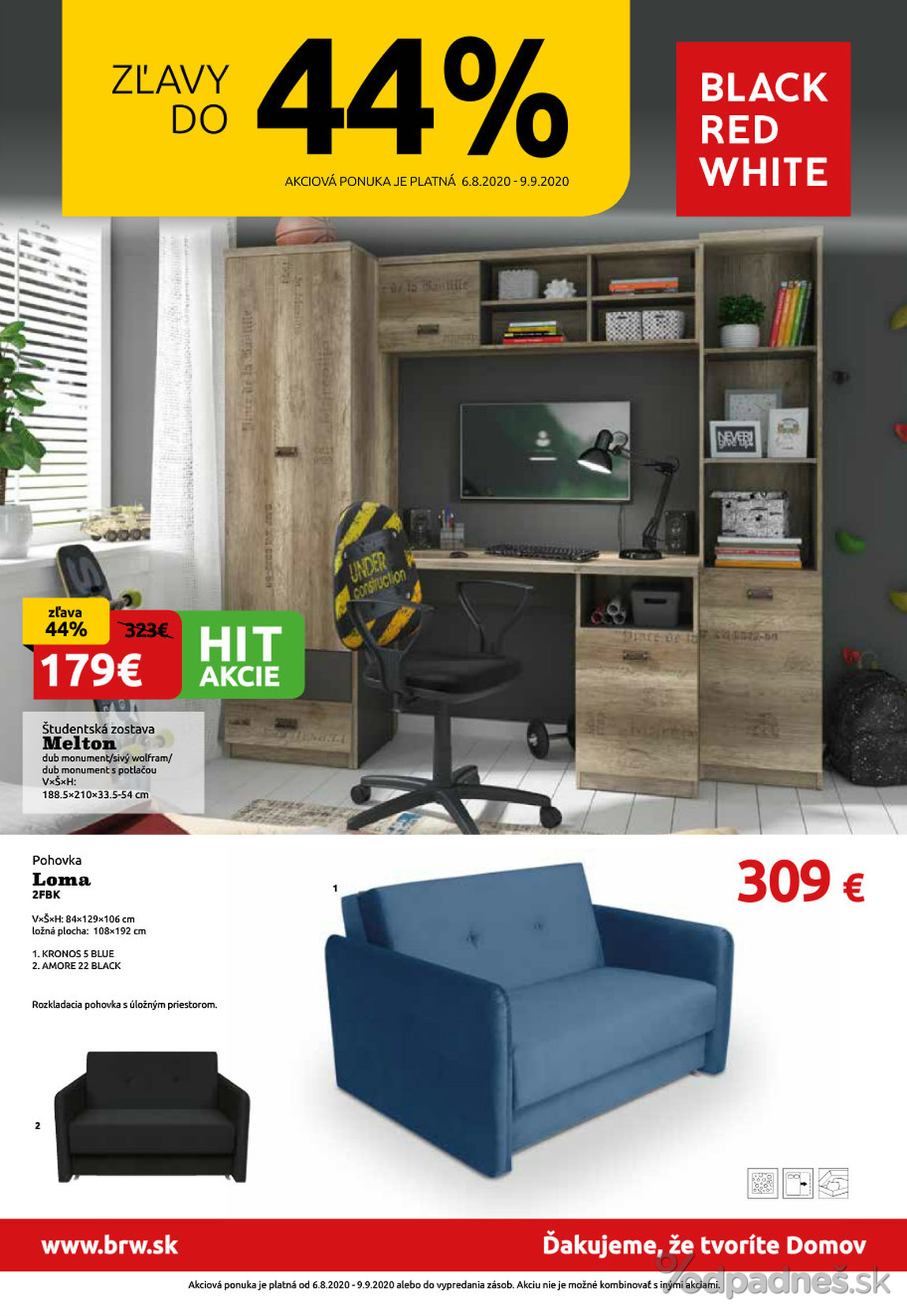 1. stránka Black Red White letáku