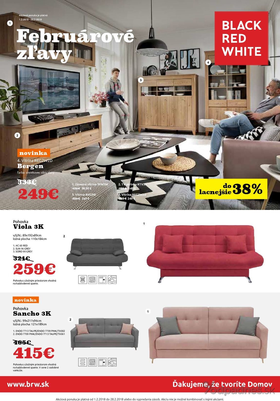 1. stránka Black Red White letáku