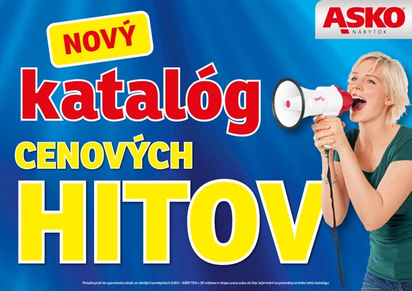 1. stránka Asko nábytok letáku