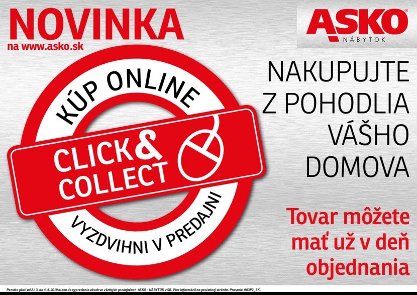 1. stránka Asko nábytok letáku