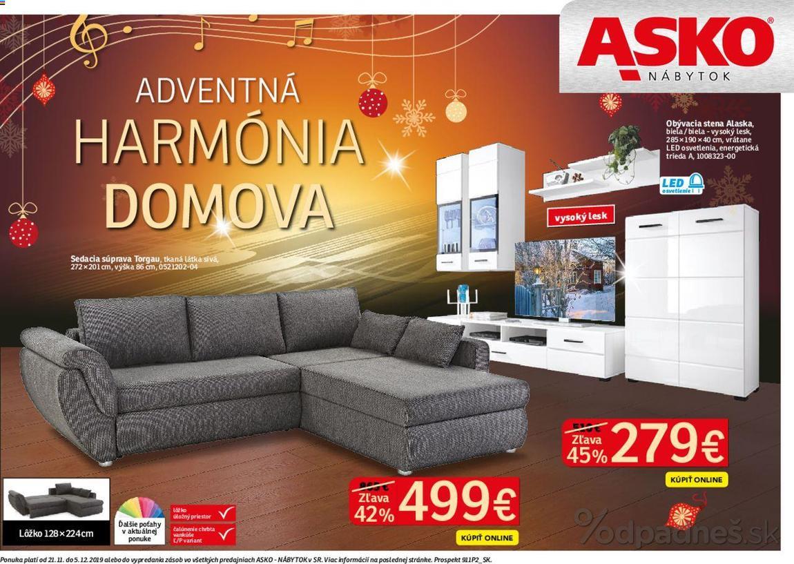 1. stránka Asko nábytok letáku