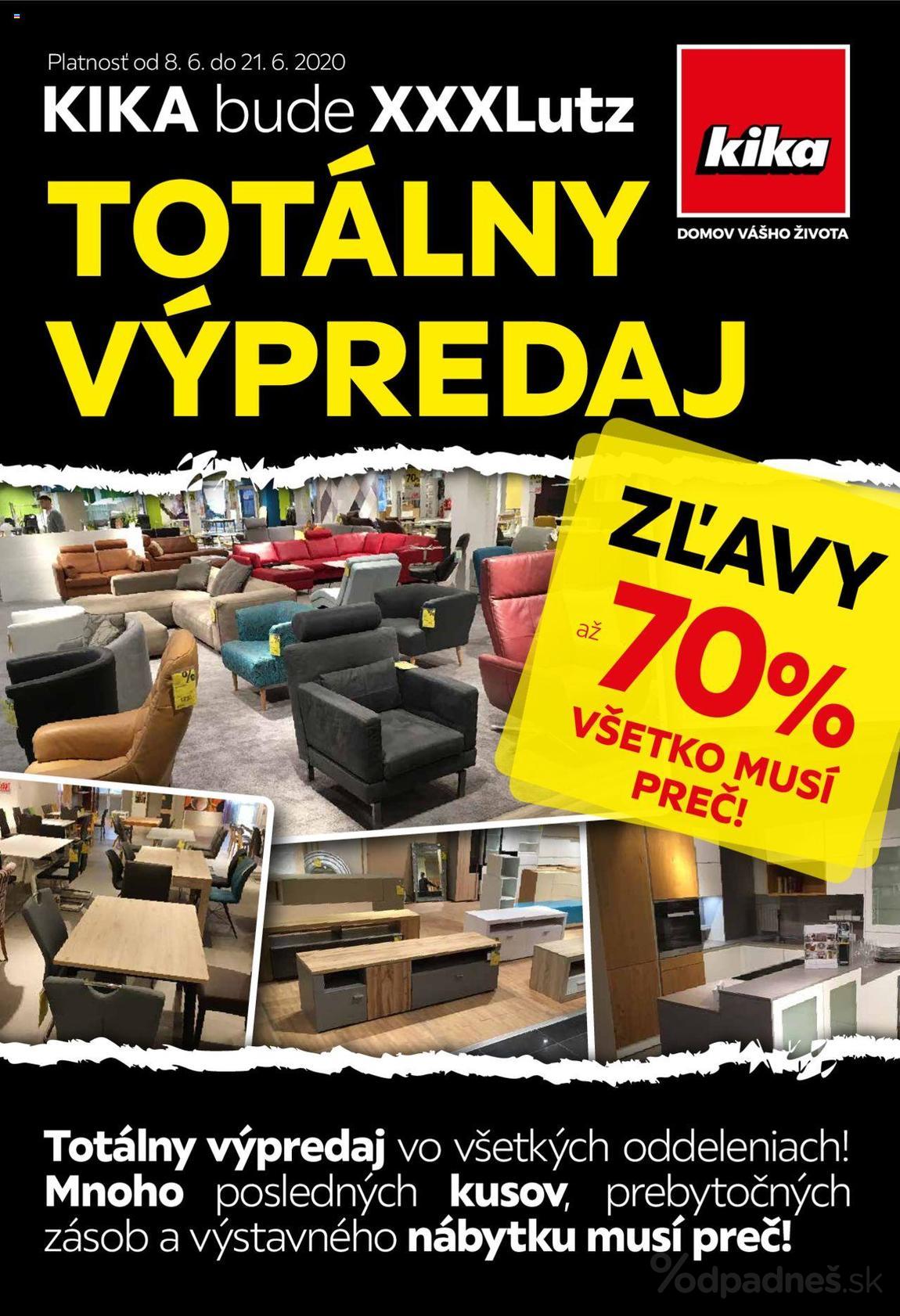 1. stránka Kika letáku