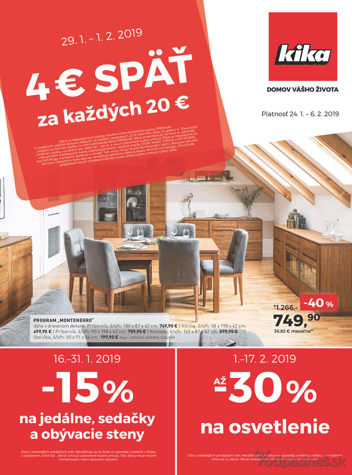 1. stránka Kika letáku