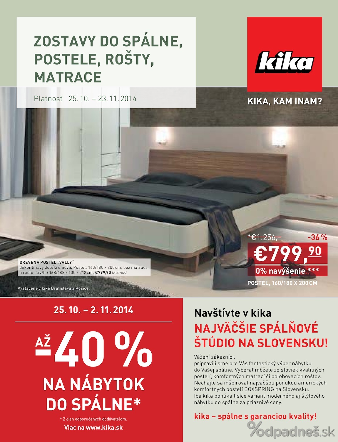 1. stránka Kika letáku