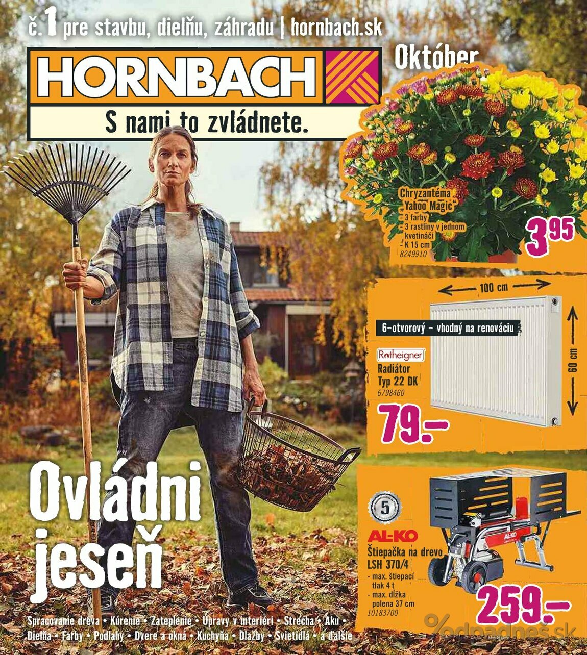 1. stránka Hornbach letáku