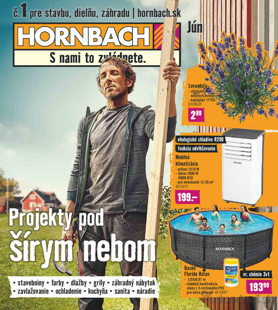 1. stránka Hornbach letáku