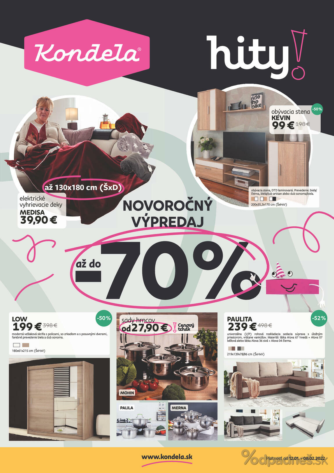 1. stránka Kondela letáku