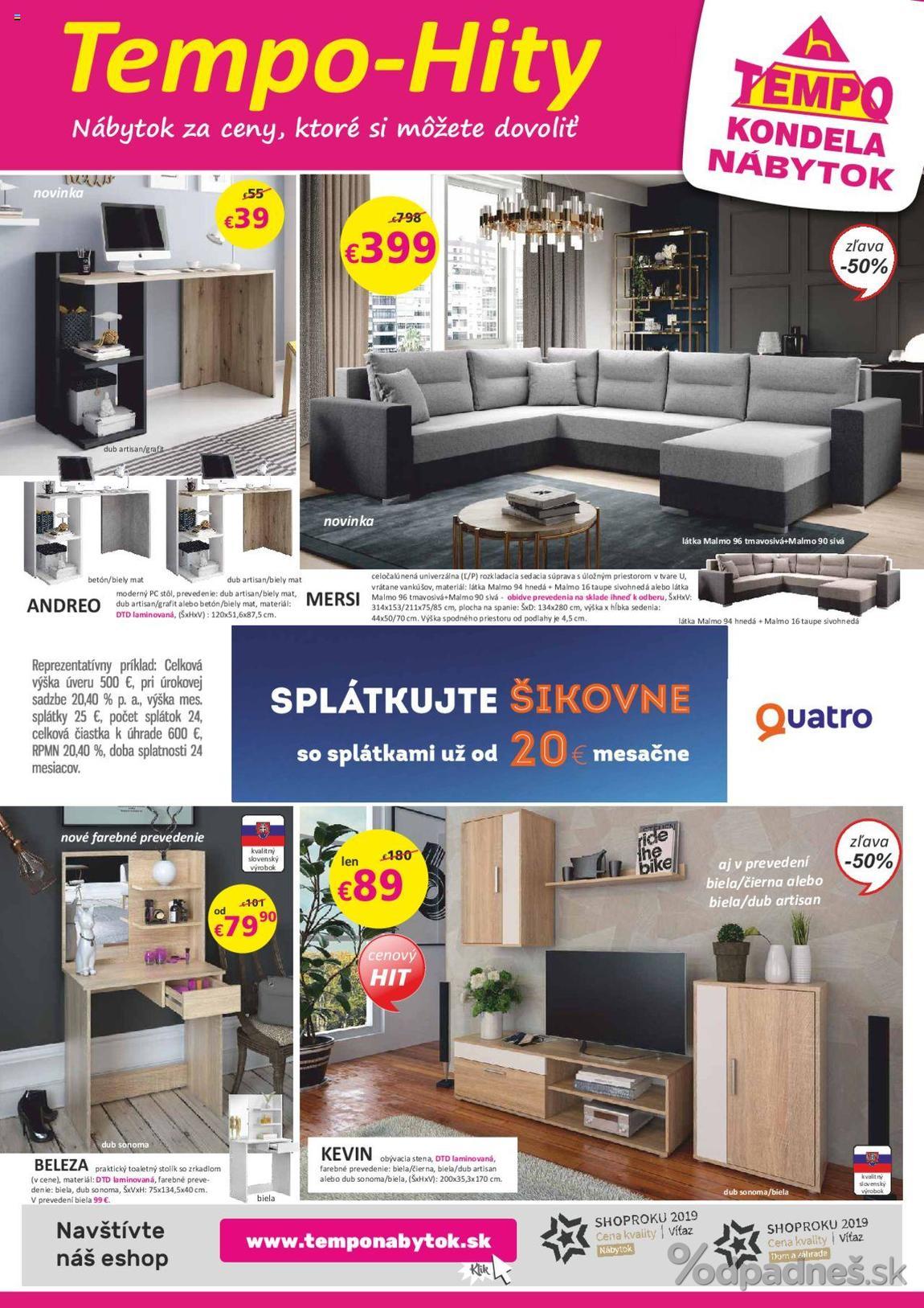 1. stránka Kondela letáku