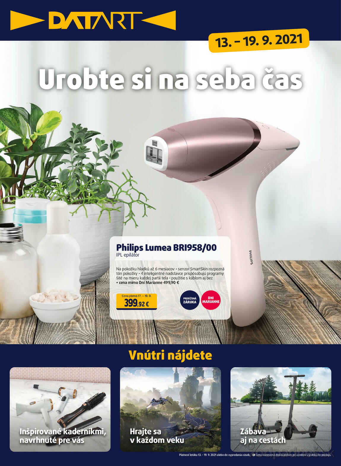 1. stránka Datart letáku