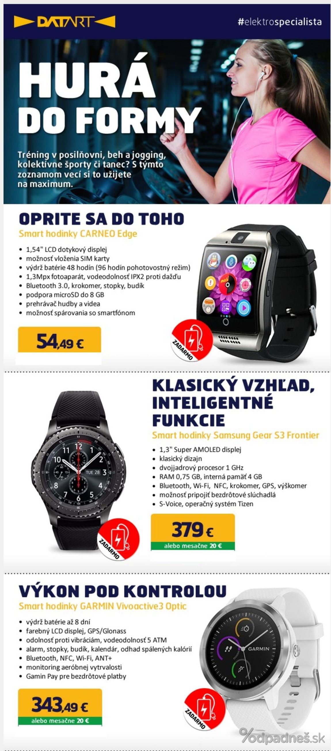 1. stránka Datart letáku