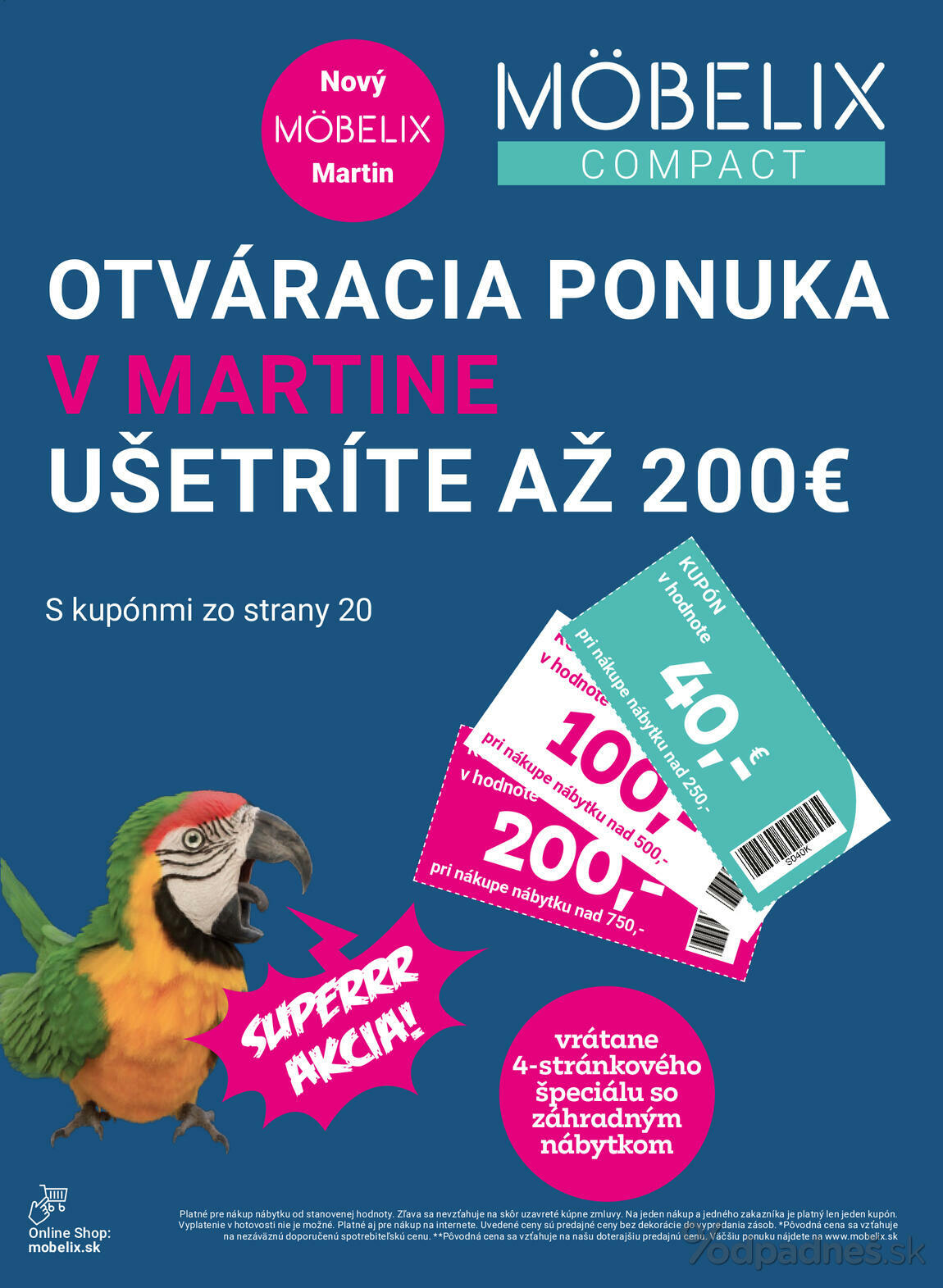 1. stránka Mobelix letáku