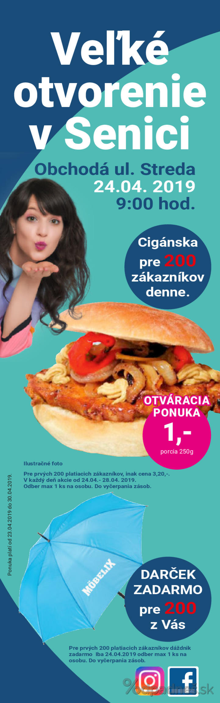 1. stránka Mobelix letáku