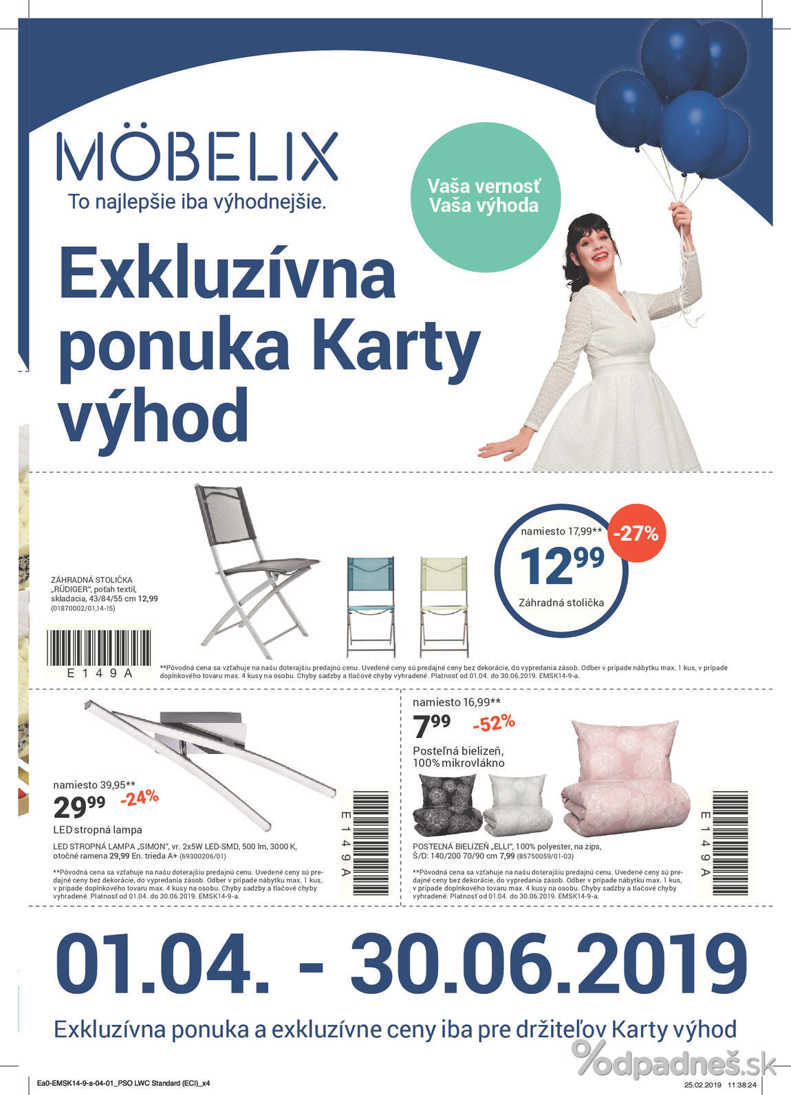 1. stránka Mobelix letáku