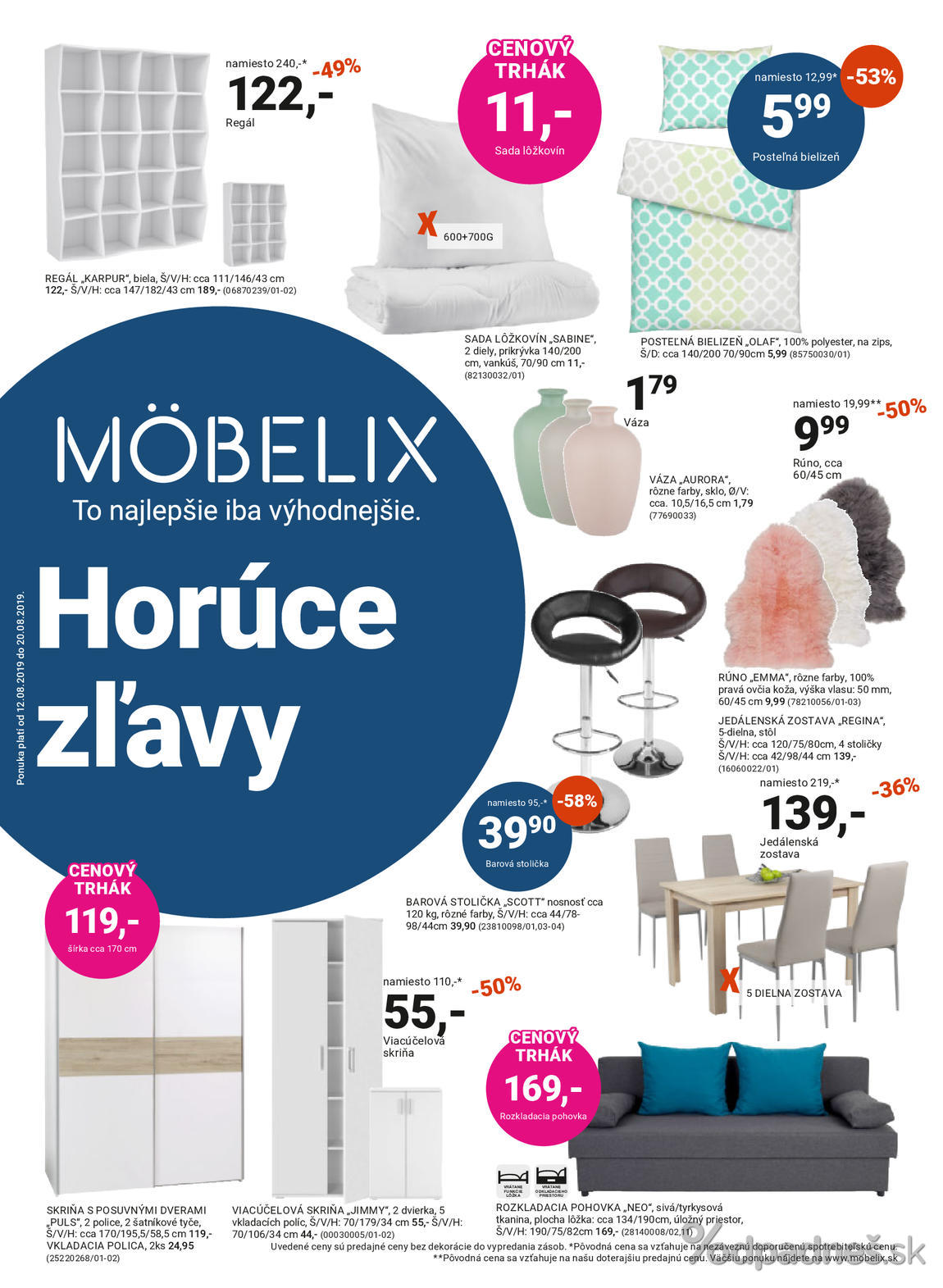 1. stránka Mobelix letáku