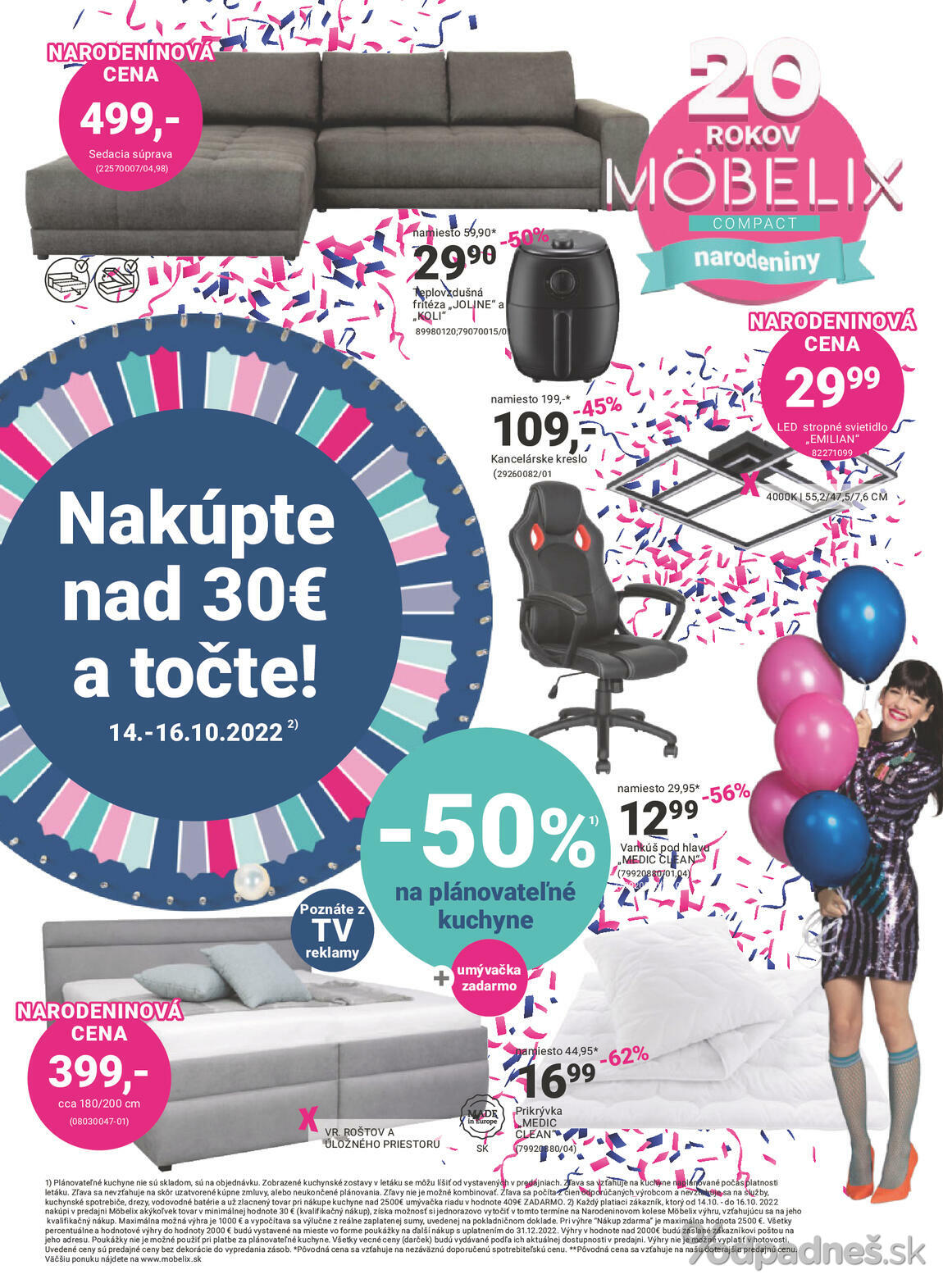 1. stránka Mobelix letáku