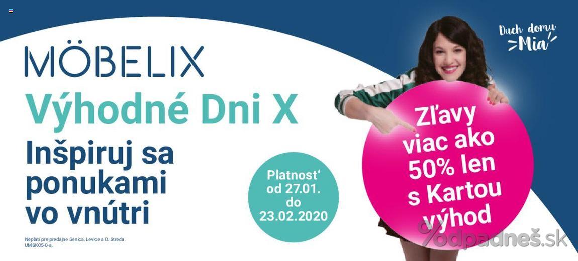 1. stránka Mobelix letáku