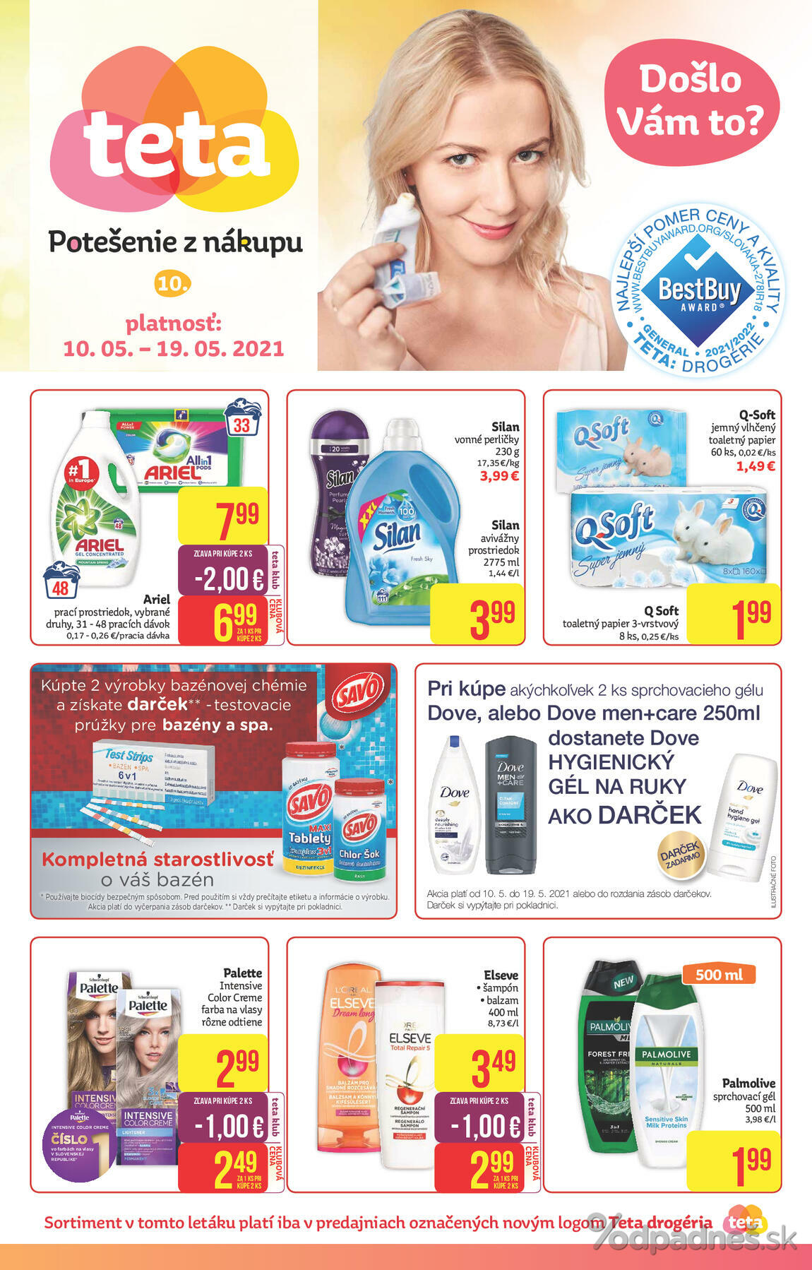 1. stránka Teta Drogerie letáku