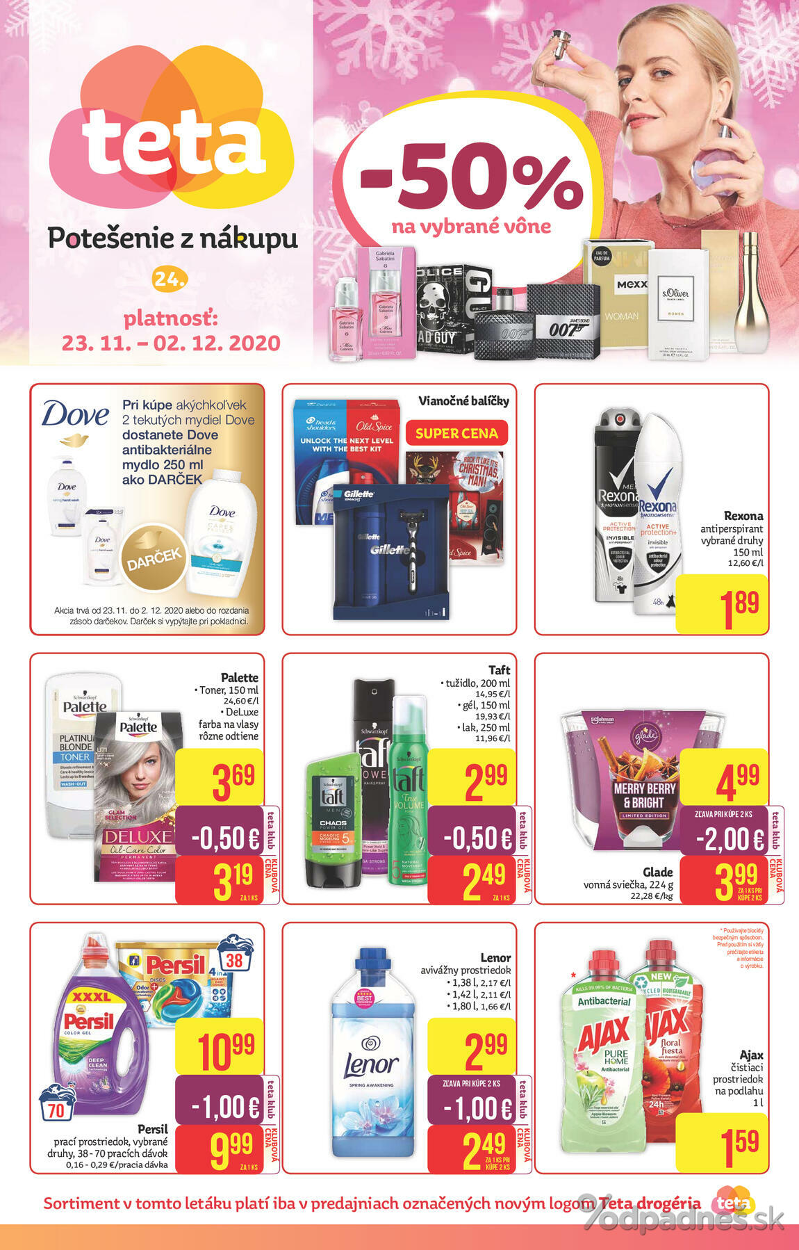 1. stránka Teta Drogerie letáku