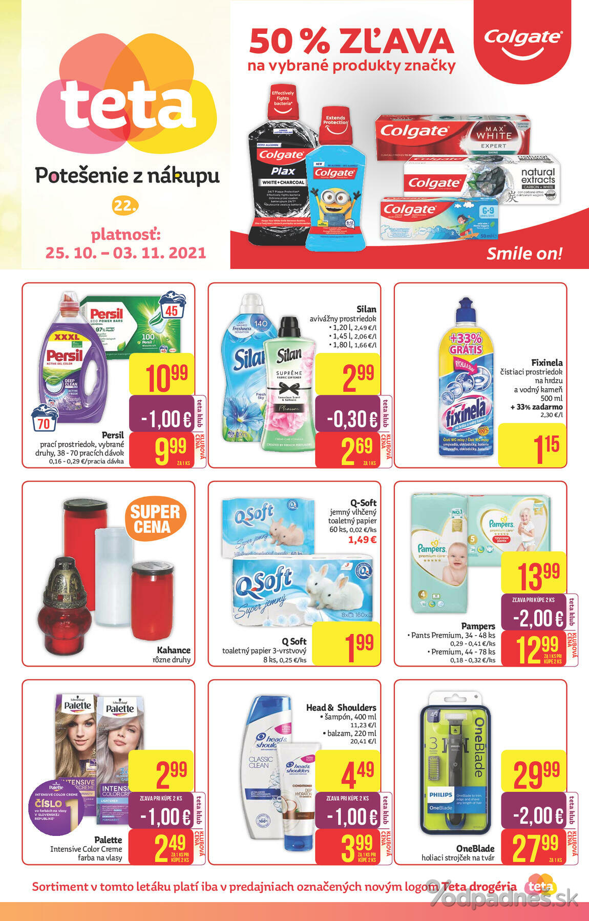 1. stránka Teta Drogerie letáku
