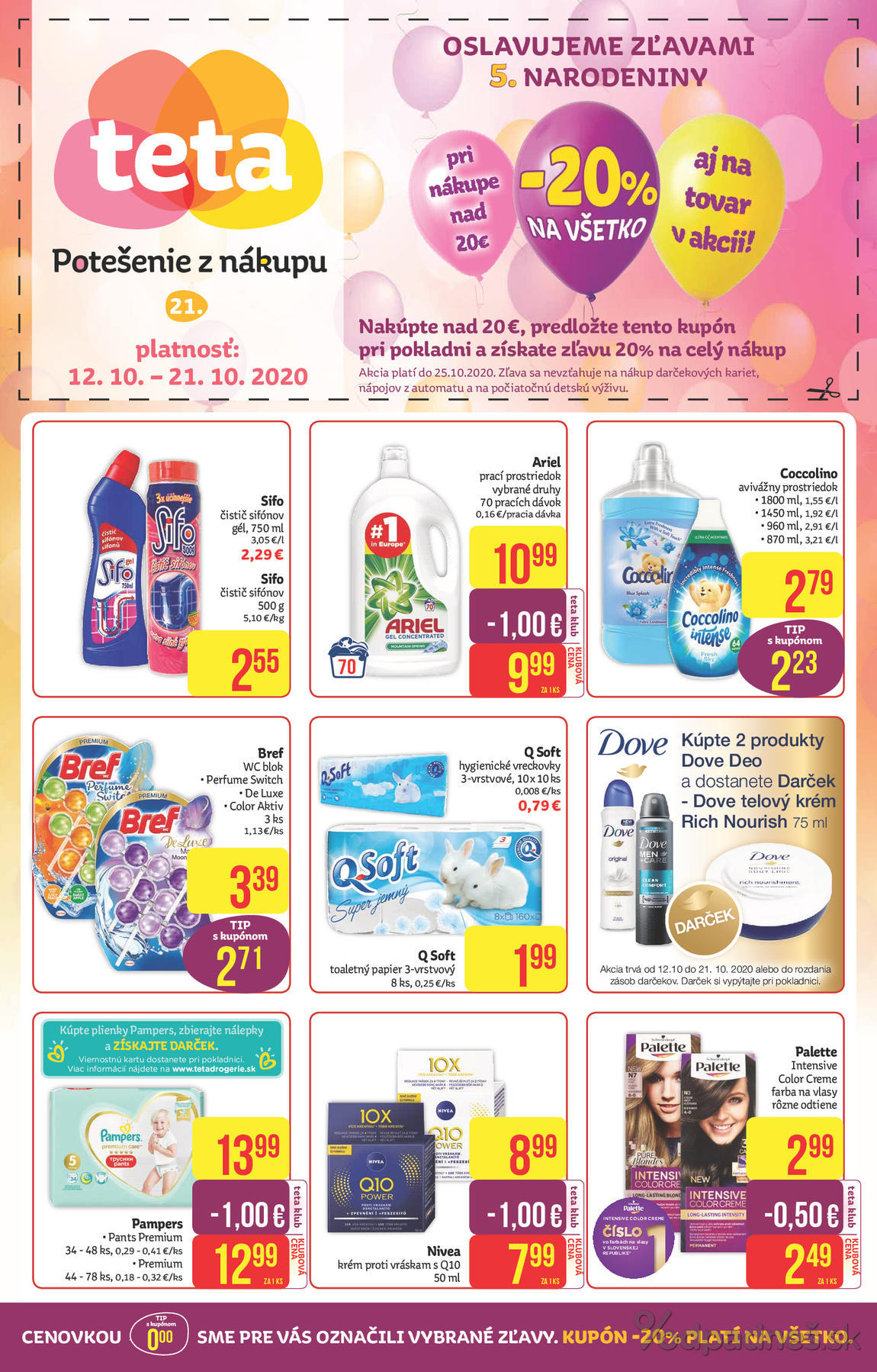 1. stránka Teta Drogerie letáku