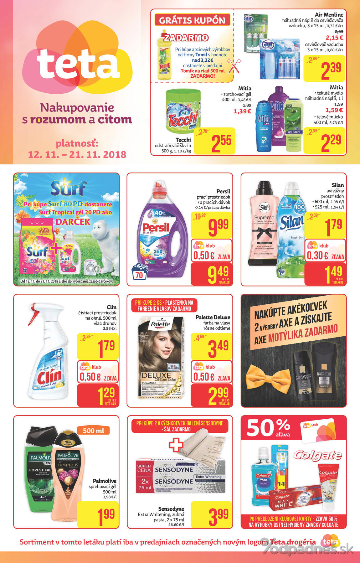 1. stránka Teta Drogerie letáku
