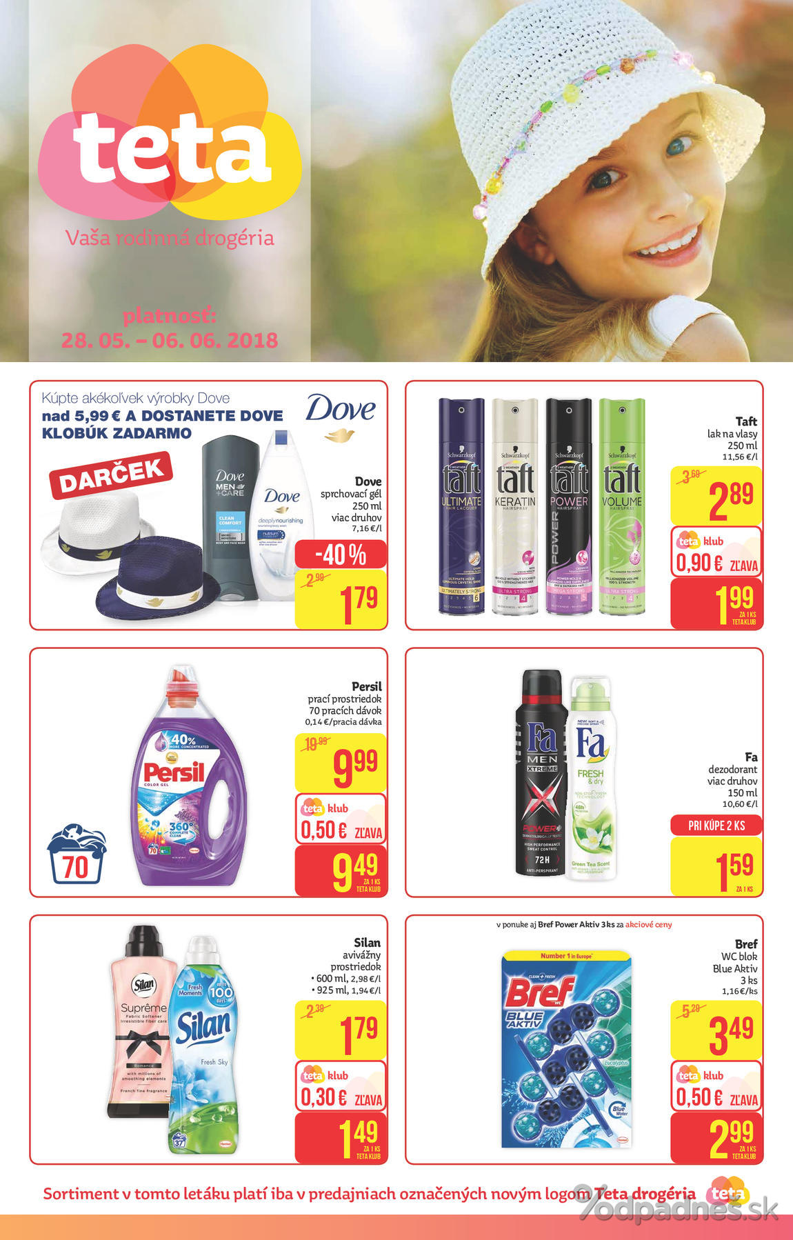 1. stránka Teta Drogerie letáku