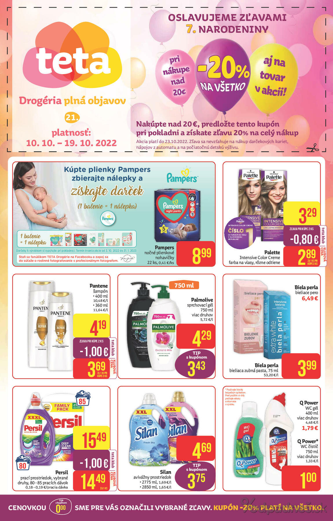 1. stránka Teta Drogerie letáku