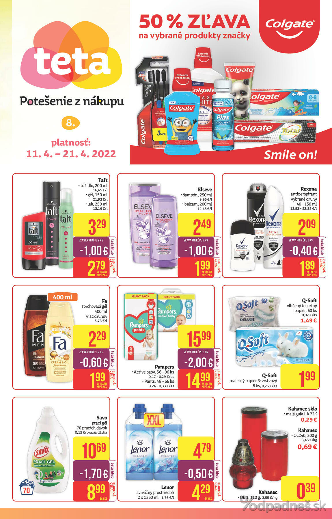 1. stránka Teta Drogerie letáku