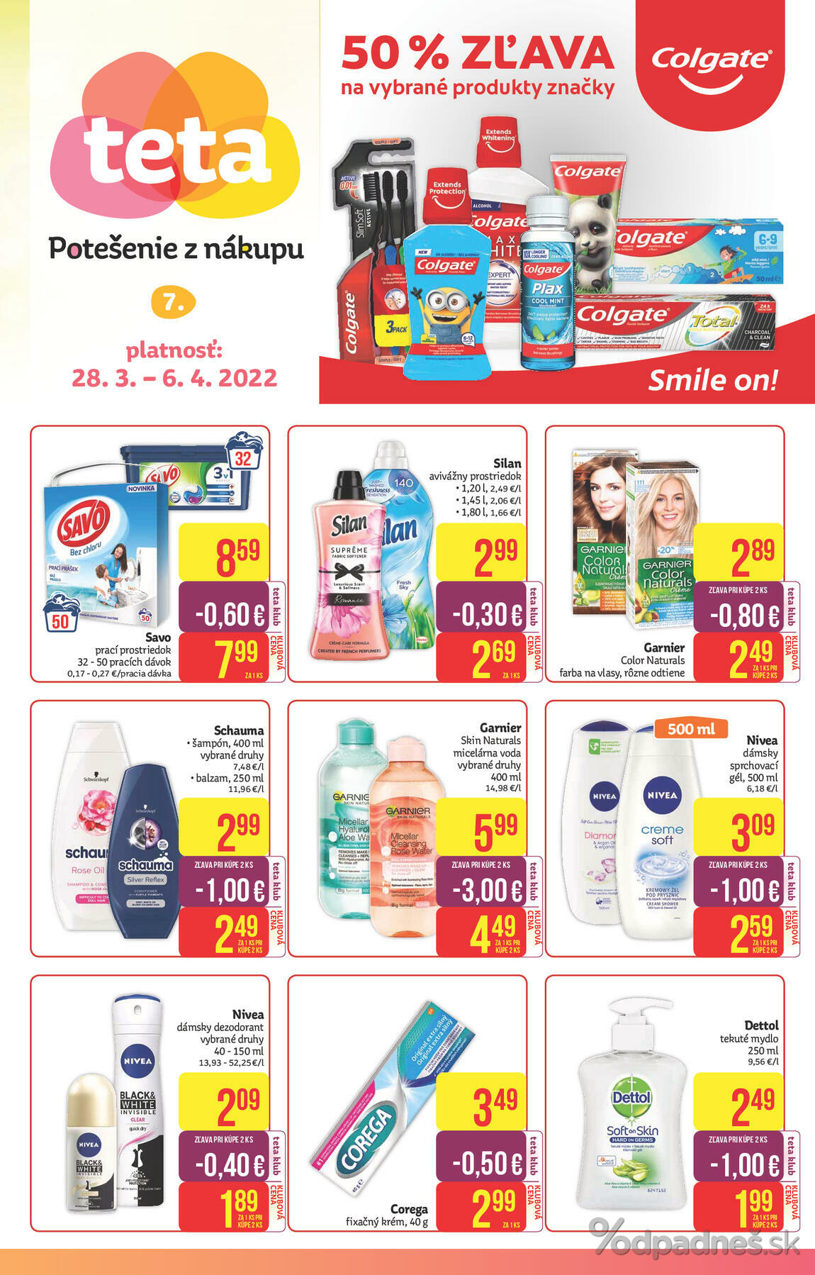 1. stránka Teta Drogerie letáku