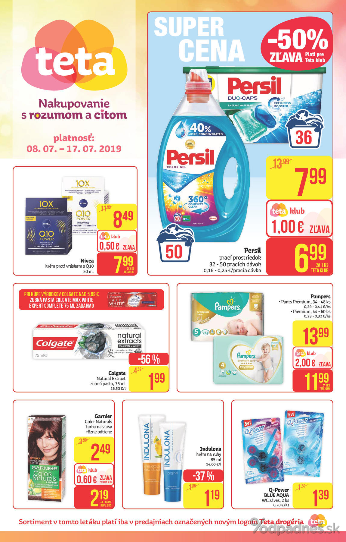 1. stránka Teta Drogerie letáku
