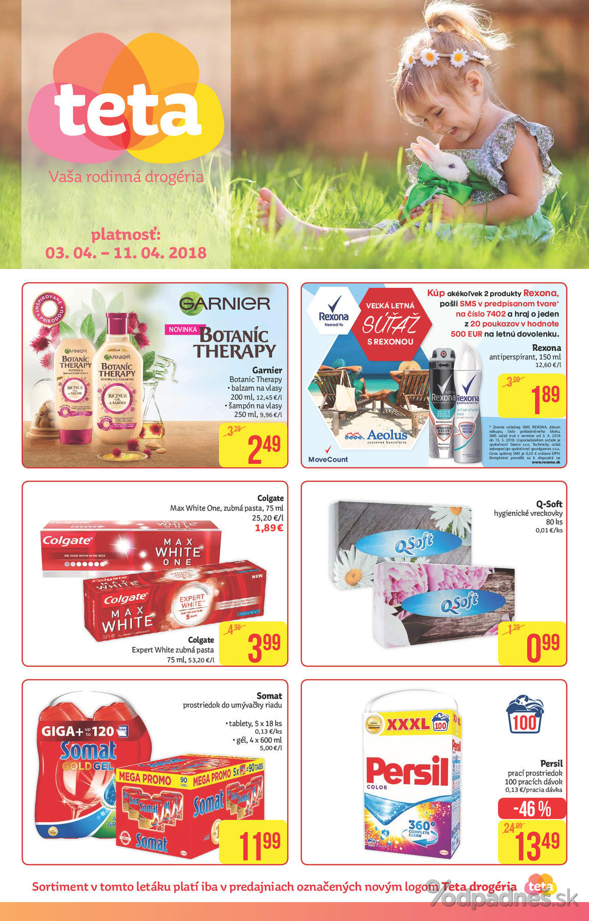 1. stránka Teta Drogerie letáku