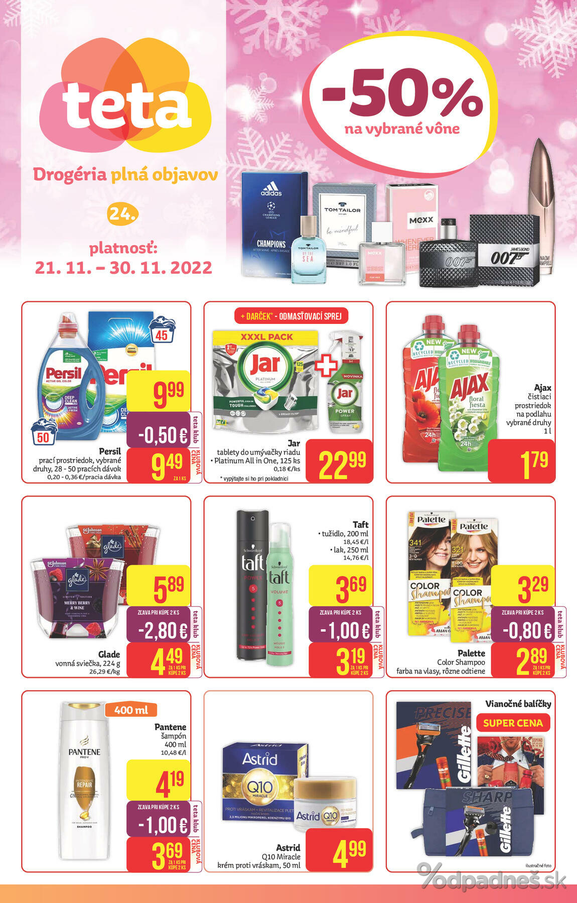 1. stránka Teta Drogerie letáku