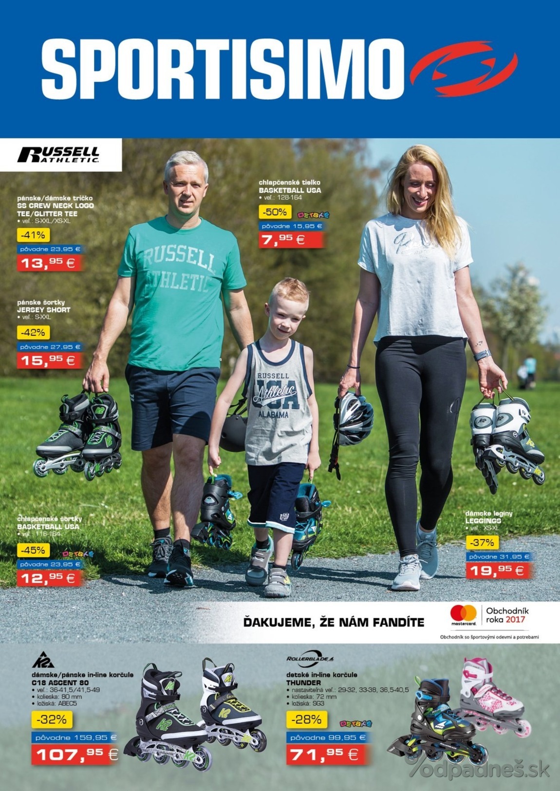 1. stránka Sportisimo letáku
