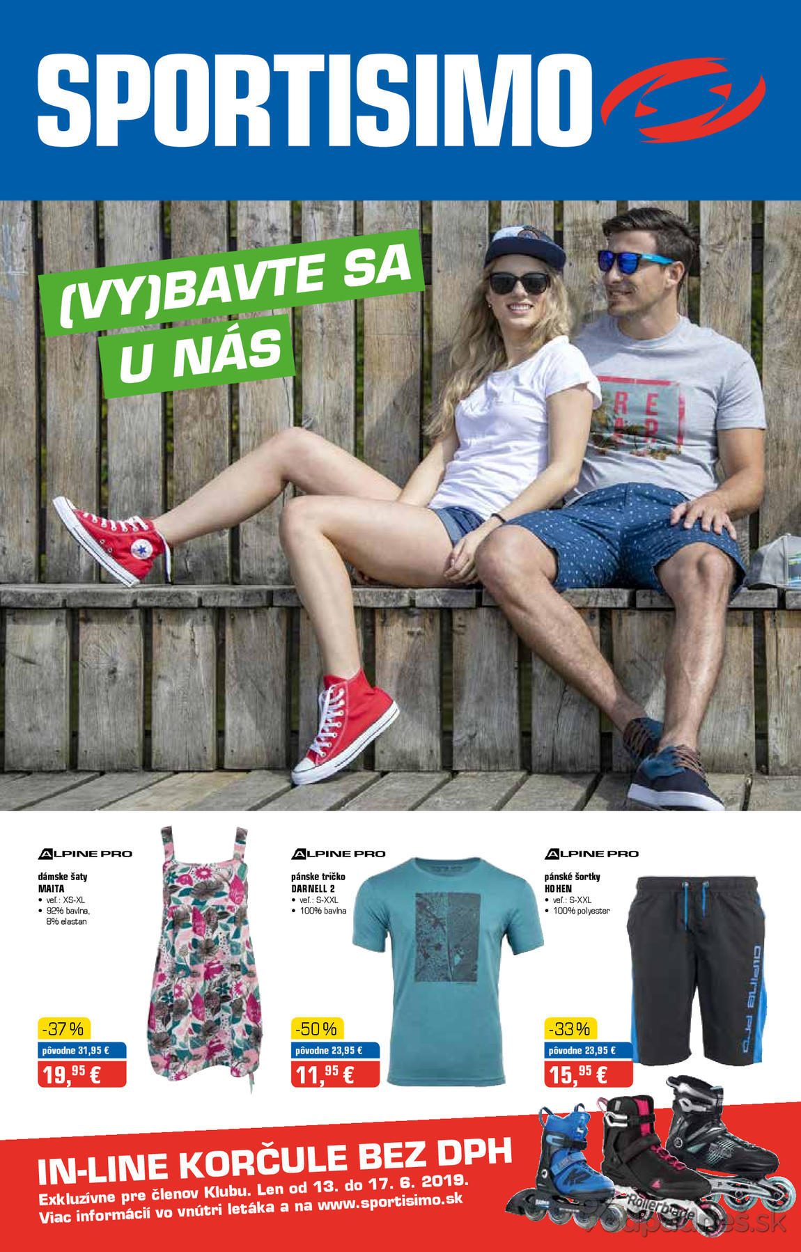 1. stránka Sportisimo letáku