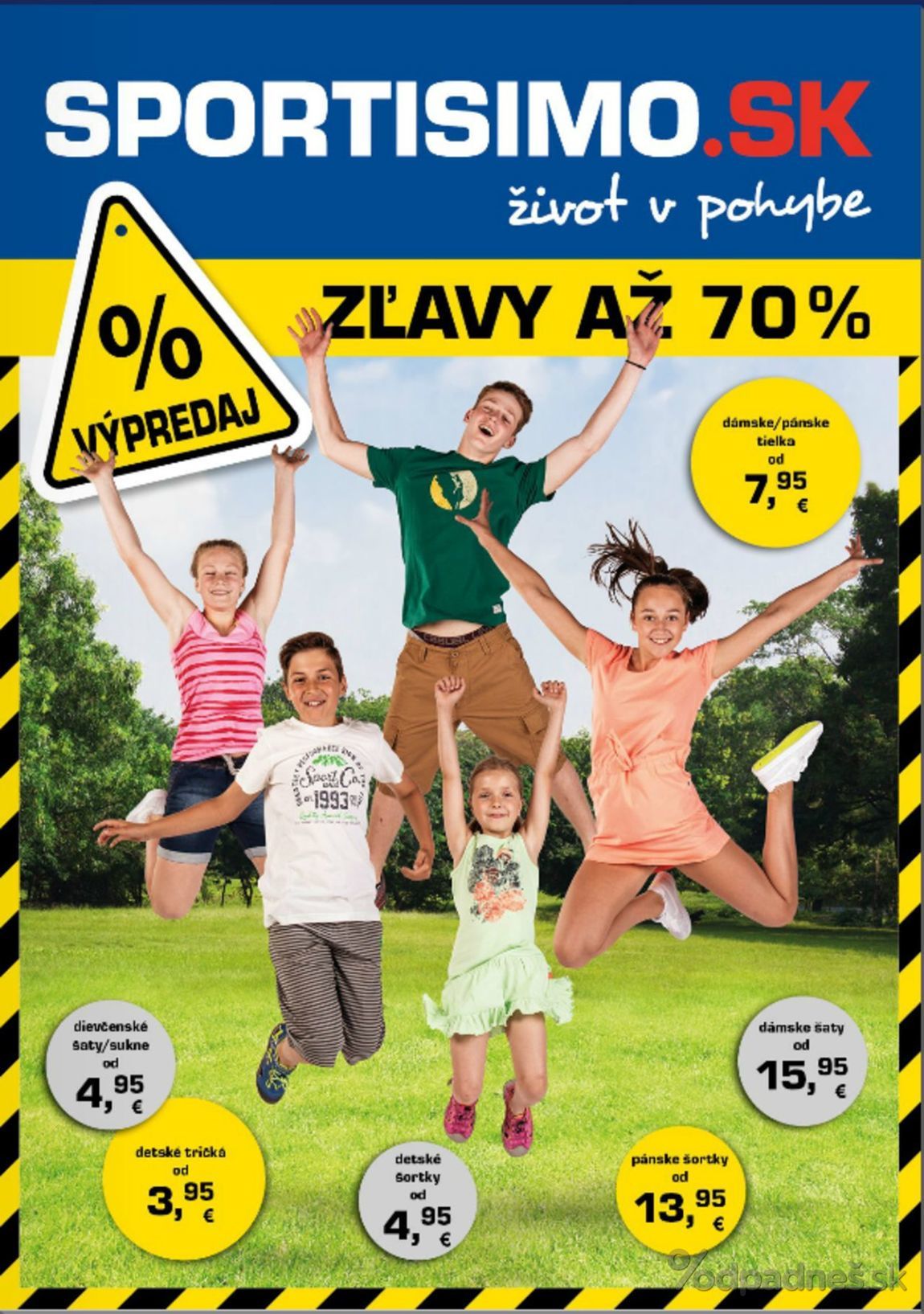 1. stránka Sportisimo letáku