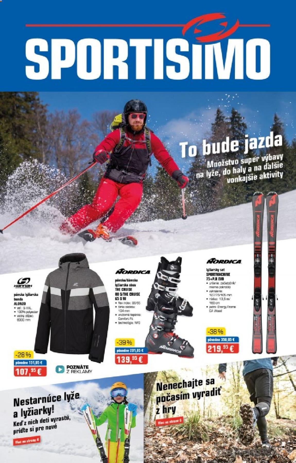 1. stránka Sportisimo letáku