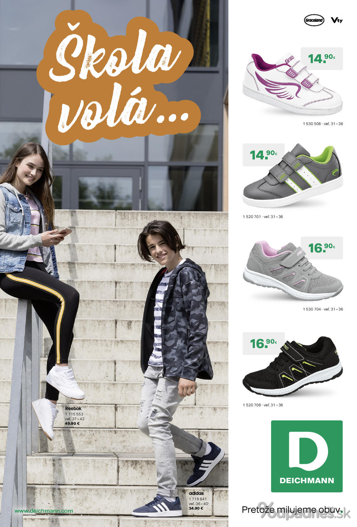 1. stránka Deichmann letáku