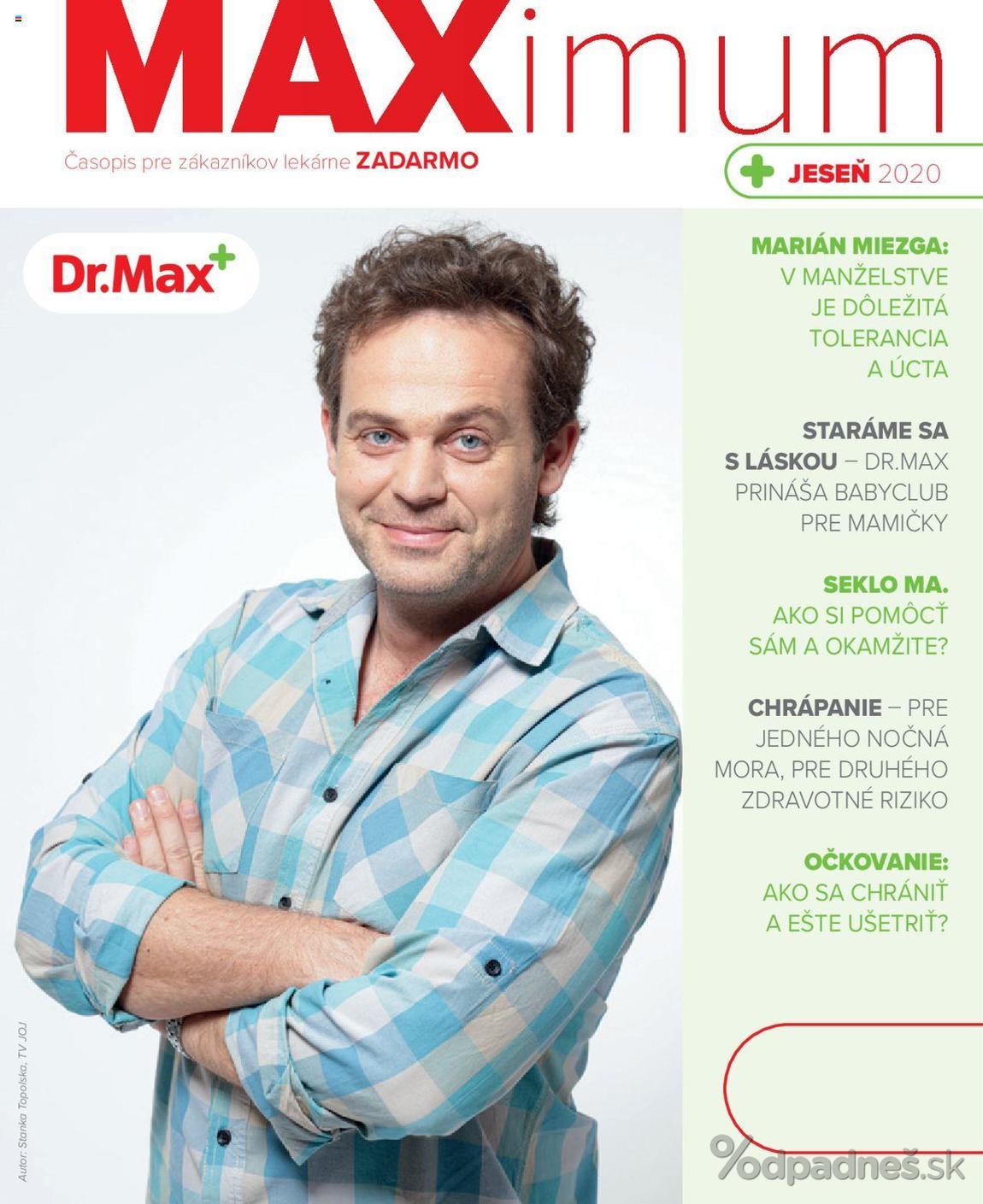1. stránka Dr. Max letáku