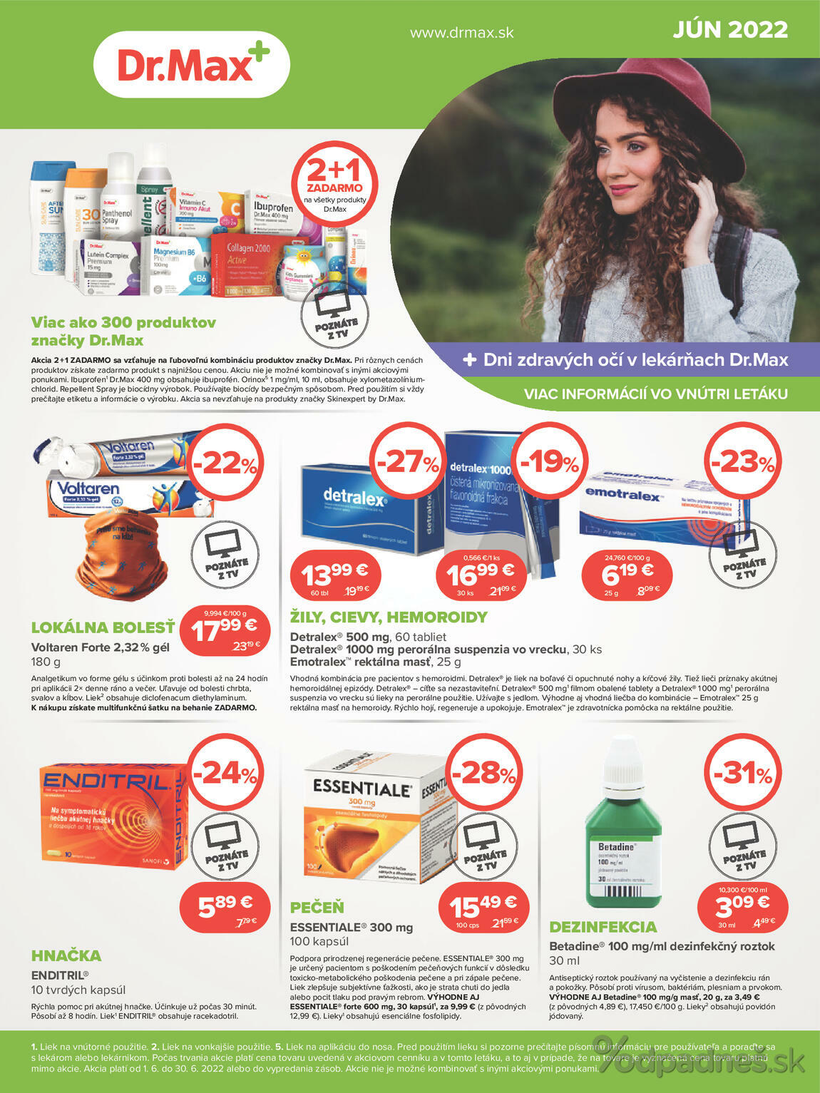 1. stránka Dr. Max letáku